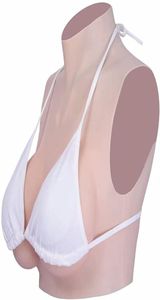 Lans Silikon Göğüs Plakası Crossdresser Memesi Formlar Transseksüel Cosplay için B-G Kupası Drag Queen9471475