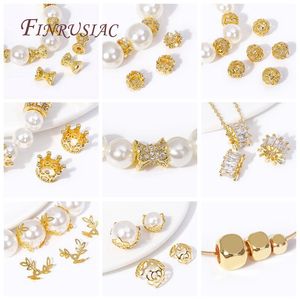 18K Gold Plated Brass Large Leaf Shape Filigree Bead Caps Flower Caps For Beads DIY Beading Jewelry Making Supplies Wholesale