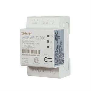 Acrel UL AGF-AE 1-fazlı 3 telli güneş enerjisi İzleme Enerji Ölçer 2 Split Core 200A Akım Sensörü RS485 MODBUS-RTU