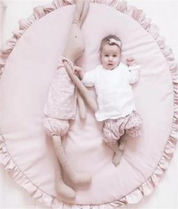 Cotton Childrens Mat Toys Baby Play Mattor på golvet Girls CrawlingMats Nursery Children039S Room PlayMat Drop Center 2108119977255