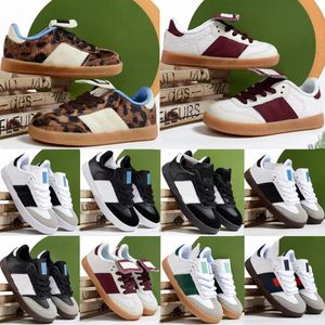 Buty dla dzieci ssambas chłopcy sneakers dziewczęta dzieci młodzież dzieciak gumowy kucyk maluch trenerzy lampartów może być czarny kremowy biały croe zielone obuwie rozmiar 24-35 EUR