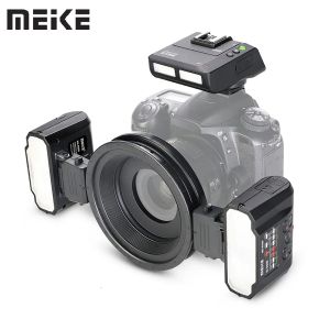 コネクタMEIKE MT24 TTL 2.4G ROツインライトスピードライトSONY NEX6 NEX7 NEX7 NEX3 NEX3 A5100 A7 A7II A6000 DSC HX50 HX40のフラッシュライト