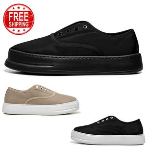 Frete grátis homens homens sapatos casuais Baixo respirável preto preto khaki masculina Sport Sneakers Gai