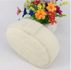 Natural Loofah Body Shower Scrubber Bath Exfoliating Sponge Soft Shower Brushes With Hook Towel Sponge Merchandises Scrubber