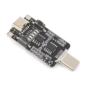 USB-C PD PD QC Trigger 9V 12V 15V 20V DC Módulo de potência de tensão ajustável 5A Tipo-C Entrada para e-Mark Fast Charging Converter Module