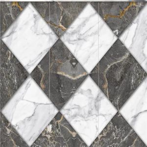 Wallpapers Custom Po Wallpaper Black And White Gray Geometric Marble Background Wall 3d Stereoscopic