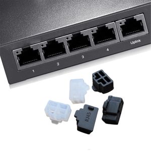 100pcs/ lot Ethernet Hub Port RJ45 Toz Kapak Kapağı Koruyucu Fiş RJ45 Dizüstü bilgisayar/ bilgisayar/ yönlendirici için Toz Fişi