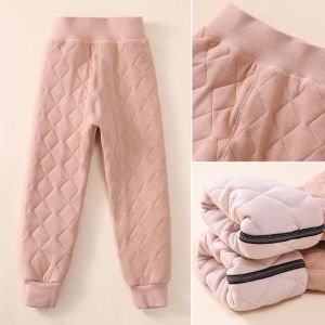 Hosen Kinder Winter warme Hosen und Fleece Hosen Girls Leggings Jungen Baumwollhosen Dicke Hosen