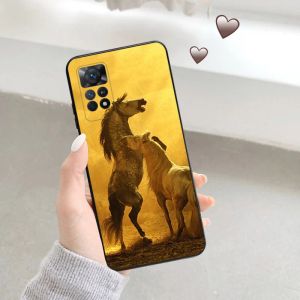 For Redmi 12C 12 10C 10 10A 9 9I 9A 9T A1 A2 9C K40 K50 K60 Horse Xiaomi CC9 C51 Soft Phone Shell Case Cover