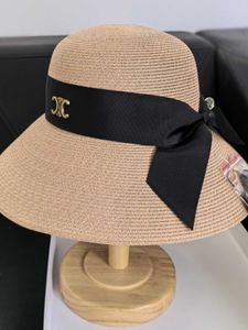 CELIES Sun hat High end cow goods Triumphal Arch large brim revealing face small straw womens summer sun shading protection UV fisherman