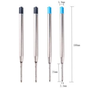 10pcs de 1 mm de reabastecimento de caneta de ponto médio de 1 mm para canetas para canetas de canetas Parker School Office Stationery Supplies