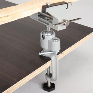 Aluminiumtisch -Bench -Top -Gise Vize Universal Drehklemme 360 ° rotierende elektrische Bohrmaschine für das Rotationswerkzeug