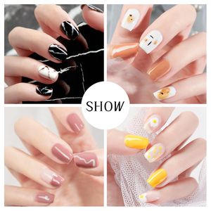 Nageluppsättning gel nagellack set poly nagelgel med uv lampa semi-permanent lack hybrid gel blöt av nagelkonst gel nagelverktyg set