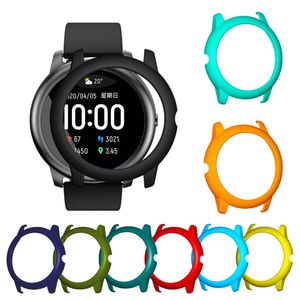 Корпус рамы защиты для Haylou Solar LS05 Smart Watch PC Пластик Пластический защитный бампер для оболочки для пленки Xiaomi Haylou Solar Glass