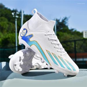 American Football Shoes Outdoor Men Soccer Adult Kids Long Spikes Boots Training Sport Footwear Sneakers Non Slip Unisex