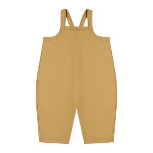 Toddler Baby Pants Spanish Kids Jumpsuits Spring Autumn Models High Waist Suspenders Cropped Trousers Solid Baby Clothing