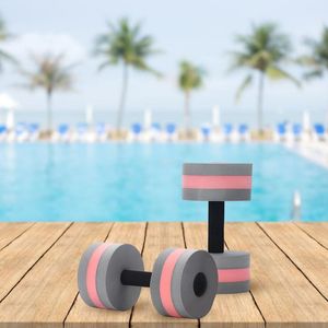 Water Dumbbells Water Aerobic Exercise Foam Dumbbell Portable Aquatic Dumbells Resistance Aquatic Dumbbell Pool Barbells For