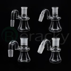 Unique Mini Ash Collector Thick Heat Resistant Water Gun 14mm 18mm 45/90 Degree Male Joint Bowl Ash Collector Bubblers Glass Smoking Pipe Oil Rig Pipe