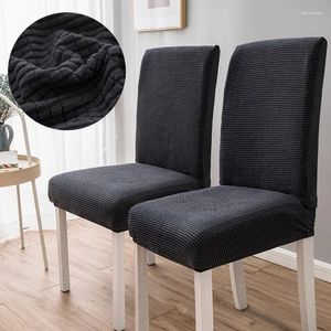 Chair Covers Jacquard Thickened Cover Universal Dining Seat Slipcovers For El Restaurant Room Home Decor