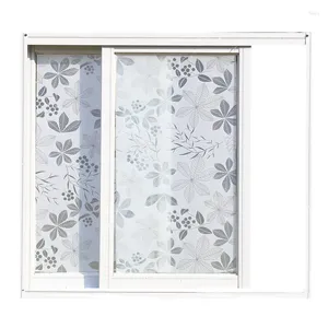 Adesivos de janela Filme de banheiro portas de vidro fosco de vidro e janelas anti-estática Sun Sun 45x200cm
