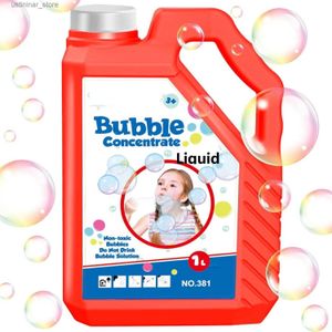 Sand Play Water Fun Concentrated Bubble Solution Refills (1L/ 2.5 Gallon) for KidsConcentrate solution for Bubble MachineBubble Gun Bubble Wands L47