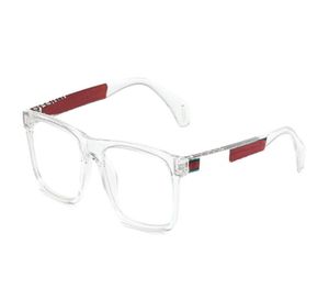 NWE Brand Square Plain Sunglasses Оптические очки женщины Мужчины чистящие бокал против синего блокировки