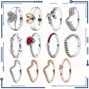 925 Silver Heart Cushion Ring Кольцо новая коллекция женское кольцо годовщина подарок украшения бесплатная доставка