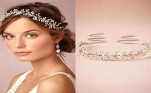 Imagem real em estoque Princesa Spark Princesa Bridal Headpient Pearl Fisos de panela de noiva Acessórios de cabelo de noiva CPA1544939719