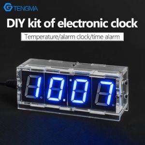 Kit orologio digitale, sveglia di controllo ottico, allarme orario, computer con chip singolo, orologio elettronico, parti di saldatura fai -da -te
