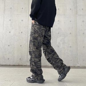 Jeans masculinos American Camouflage Modelo Macacão solto BrandInspessoal
