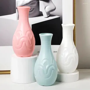 Vases Modern Durable Vase Flower Arrange Pot Basket Nordic Home Living Room Decoration Ornament Crafts Arrangement