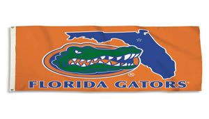 Niestandardowy cyfrowy druk 3x5 stóp Flagi Outdoor Sport College Football Florida University of Nation Banner dla kibiców i dekoracji1702033