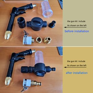 High Pressure Water Gun For Cleaning Car Wash Machine Garden Watering Hose Nozzle Sprinkler Foam Water Gun Wholesale