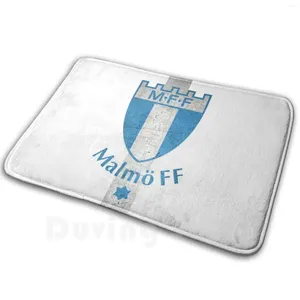 Tapetes malmo ultras hooligans fãs futebol futebol sueco tapete de tapete de tapete de tapete de tapete macio svenska