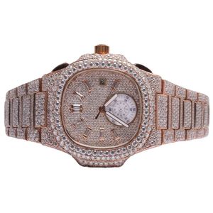 Luxury Looking Fully Watch Iced Out For Men woman Top craftsmanship Unique And Expensive Mosang diamond Watchs For Hip Hop Industrial luxurious 49376