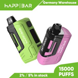 Happ Bar Boost 12K 15K Puffs White Label 30W Big Power Electronic Cigarette Refillable Disponible Vape