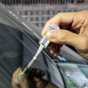 Car Windshield Cracked Repair Kit Glass Crack Repair Tools Car Glass Crack Repair Fluid Auto Glass Scratch Crack Restore