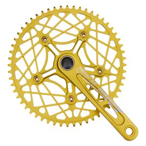 Bolany 130 BCD Hollow CNC Alloy Single Disc Chainwheel Road Folding Bike Chain Wheel 54/56/58T Chainring 9 10 11 Speed Accessory