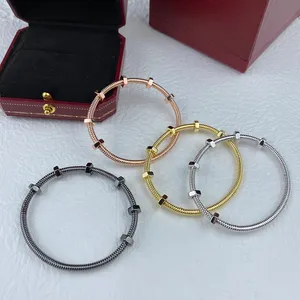 2024 New Trendy 925 Sterling Silver Girls hand Bracelet For Women's Summer Fashion Jewelry Luxury Charm Bracelet Party Love Gift