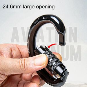 Carabiner Hook Universal Anti-rost Korrosionsbeständig höghållfast bergsklättring Skruva CARABINER Climbing Gear