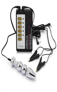 NXY Electric Schock Anal Vaginalstopfen Nippel Nippel Klitoris Klemmen Elektrostimulation Erwachsener Spiel BDSM Medical Themeed Sex Toys Butt12111602861