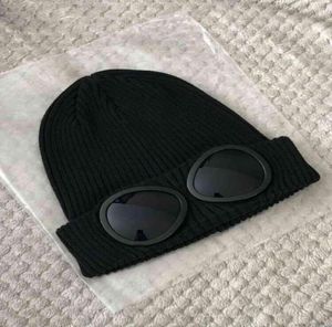 会社Beanie CP Goggle Styleブラックダブルグーグルハットユニセックスウィンタークリスマス60783599908367