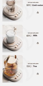 Sothing Smart Riscaldamento Coaster 3 velocità Terra latte tè mantieni il riscaldatore veloce del cuscinetto a tazza calda