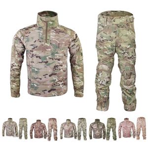 Pantaloni emersongone tutti i meteorologi bdu uniforme tuta dell'esercito set camuffage emerson camicia tattica pantaloni antiliot abbigliamento militare