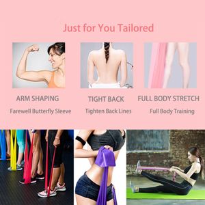 Resistance Bands Straps Exercise Bands for Physical Therapy Strength Training Yoga Pilates Stretching Non-Latex Elastic Band