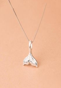 Pendant Necklaces Design Animal Fashion Women Necklace Whale Tail Fish Nautical Charm Mermaid Elegant Jewelry Girls Collares6690409