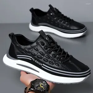 Casual Shoes Men orygine skórzany trend krokodylowy przyczynowy sport