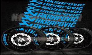 Trasformazione creativa Serie universali motociclisti adesivi per motociclette Pneumatici auto logo decalcomanie decorative uniche per Akrapov9979367