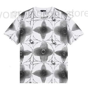 Men's Plus Tees & Polos designer Ts Summer trendy new ink casual short slved loose T-shirt, unisex round neck versatile half 0D97 2TTN