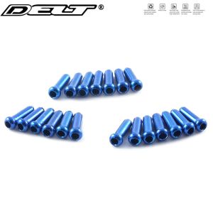 20PCS MTBバイク自転車ブレーキシフターバイクラインパイプテールキャップ変数速度ブレーキラインコアキャップアルミニウムパーツ